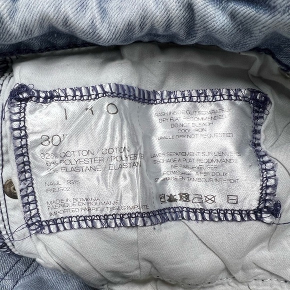 IRO Bleached Mid-Rise Skinny Jeans 30 - Picture 10 of 12